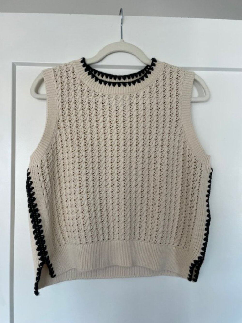 Varley Crochet Tank Top
